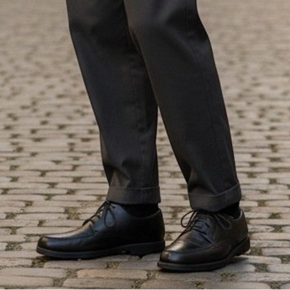 Bostonian Strada Mens Oxford Size 9.5 M Dress Work Shoes Black Leather 23241